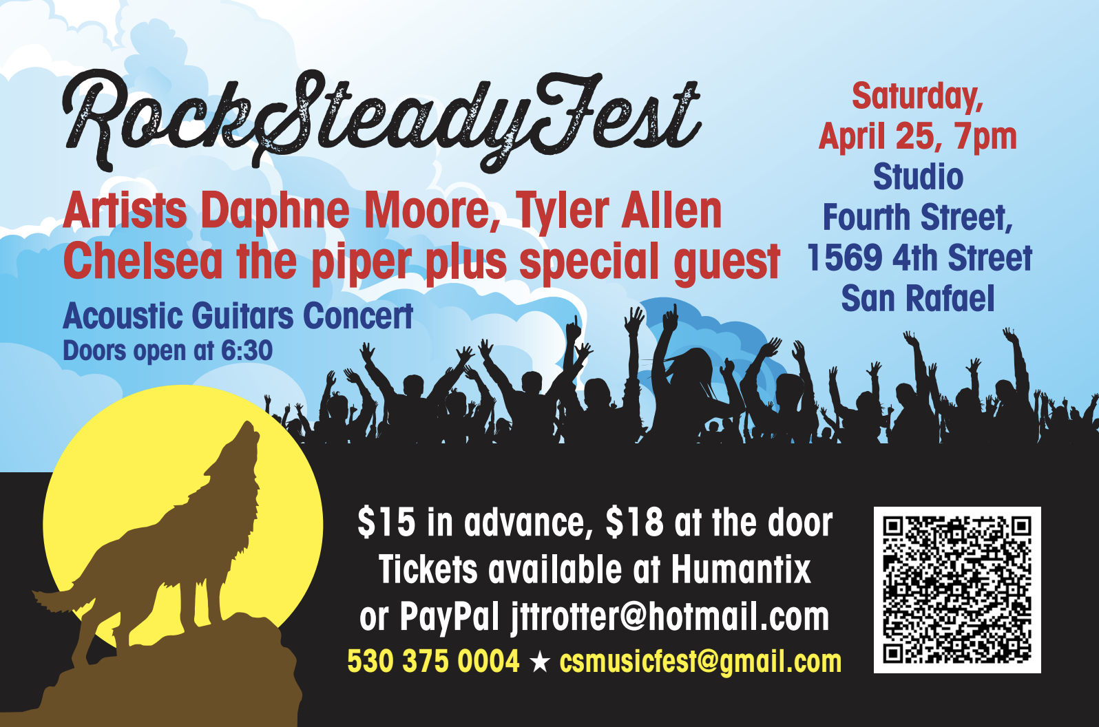April 25 RockSteadyFest event poster