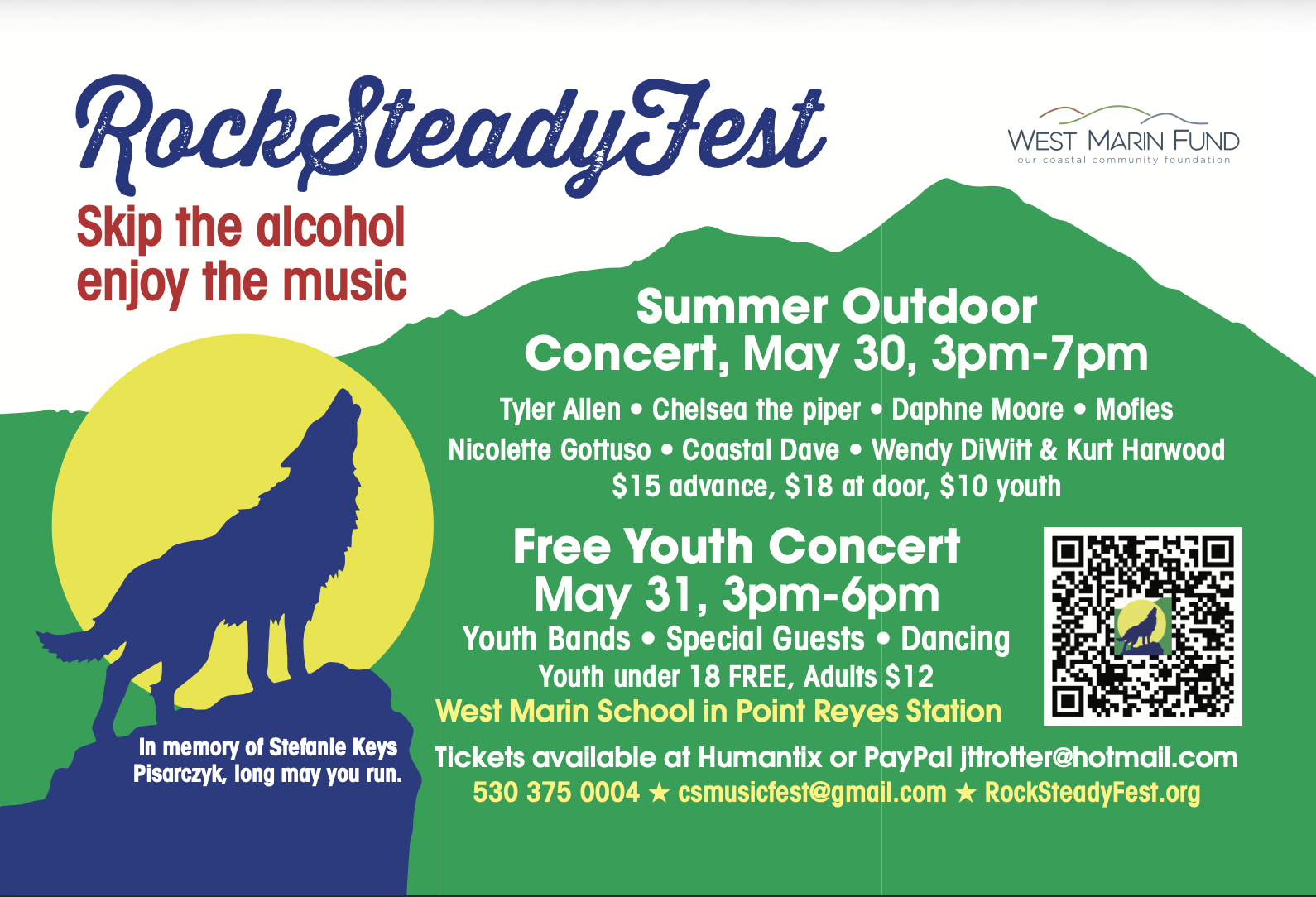 May 30 and 31 RockSteadyFest event poster